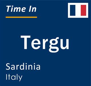 Current local time in Tergu, Sardinia, Italy