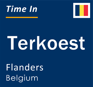 Current local time in Terkoest, Flanders, Belgium