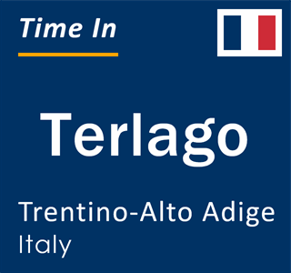 Current local time in Terlago, Trentino-Alto Adige, Italy