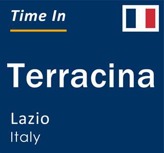 Current local time in Terracina, Lazio, Italy