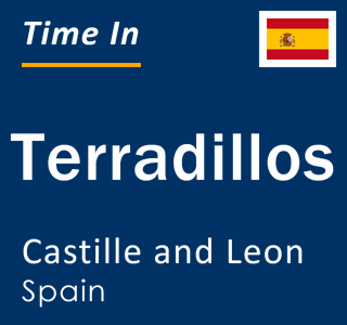 Current local time in Terradillos, Castille and Leon, Spain