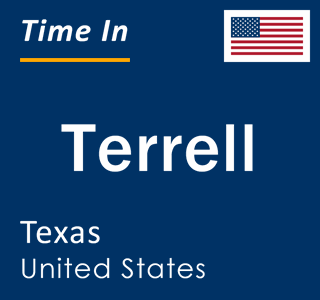 Current local time in Terrell, Texas, United States