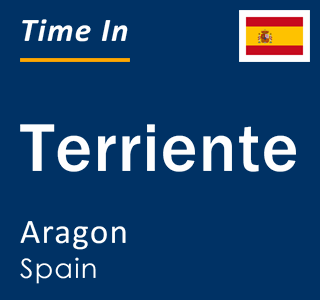 Current local time in Terriente, Aragon, Spain