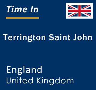 Current local time in Terrington Saint John, England, United Kingdom