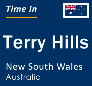 Current local time in Terry Hills, New South Wales, Australia