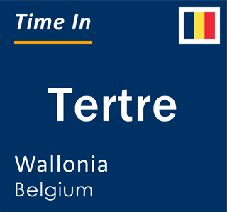 Current local time in Tertre, Wallonia, Belgium