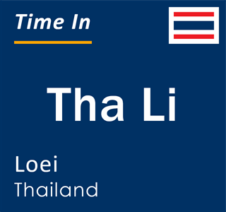Current local time in Tha Li, Loei, Thailand