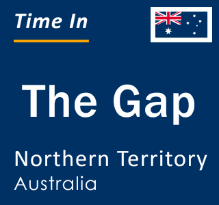 Current local time in The Gap, Northern Territory, Australia