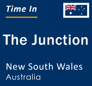 Current local time in The Junction, New South Wales, Australia