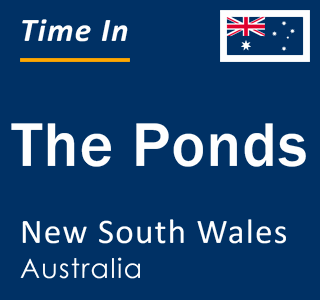 Current local time in The Ponds, New South Wales, Australia