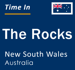 Current local time in The Rocks, New South Wales, Australia