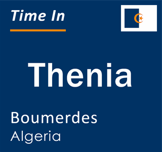 Current local time in Thenia, Boumerdes, Algeria