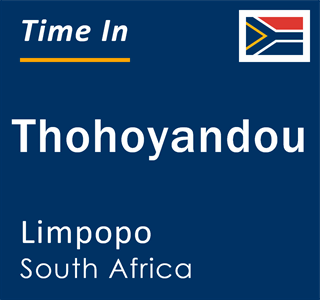 Current local time in Thohoyandou, Limpopo, South Africa