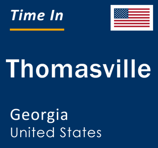 Current local time in Thomasville, Georgia, United States