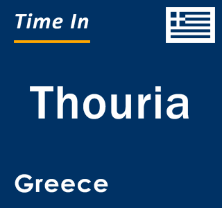 Current local time in Thouria, Greece