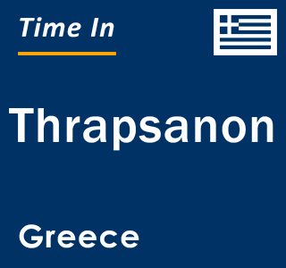 Current local time in Thrapsanon, Greece