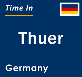 Current local time in Thuer, Germany