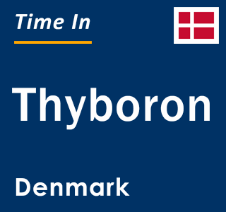 Current local time in Thyboron, Denmark