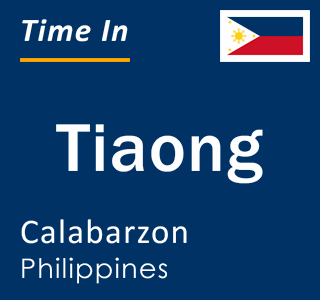 Current local time in Tiaong, Calabarzon, Philippines