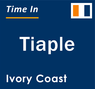 Current local time in Tiaple, Ivory Coast