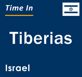 Current local time in Tiberias, Israel