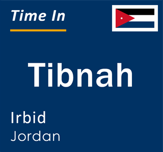 Current local time in Tibnah, Irbid, Jordan