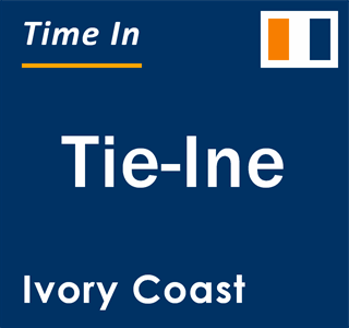 Current local time in Tie-Ine, Ivory Coast