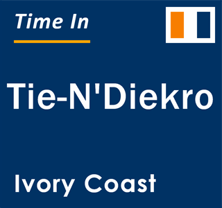 Current local time in Tie-N'Diekro, Ivory Coast