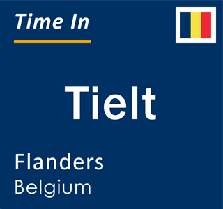 Current local time in Tielt, Flanders, Belgium