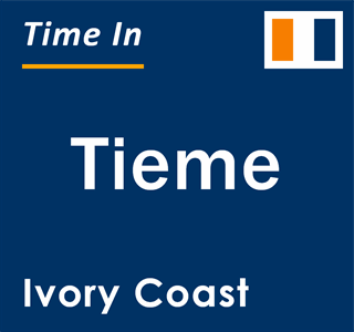 Current local time in Tieme, Ivory Coast