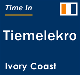 Current local time in Tiemelekro, Ivory Coast