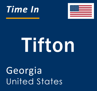 Current local time in Tifton, Georgia, United States