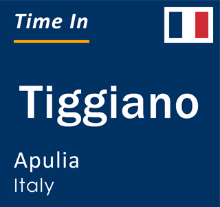 Current local time in Tiggiano, Apulia, Italy