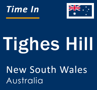 Current local time in Tighes Hill, New South Wales, Australia