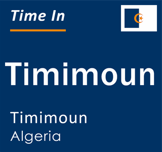Current local time in Timimoun, Timimoun, Algeria