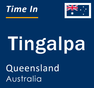 Current local time in Tingalpa, Queensland, Australia