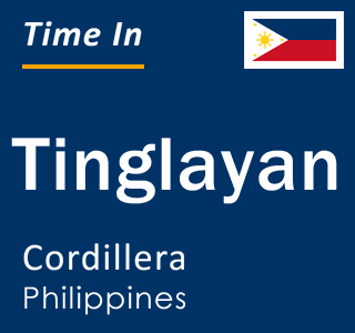 Current local time in Tinglayan, Cordillera, Philippines