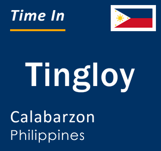 Current local time in Tingloy, Calabarzon, Philippines