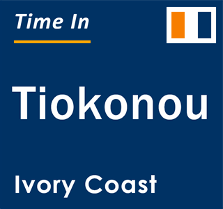 Current local time in Tiokonou, Ivory Coast