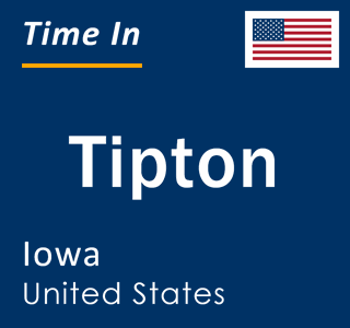 Current local time in Tipton, Iowa, United States