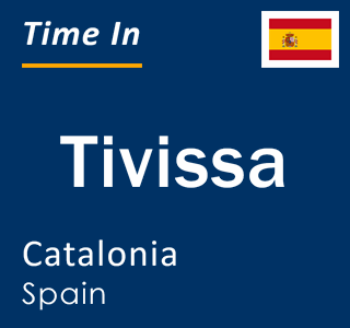 Current local time in Tivissa, Catalonia, Spain