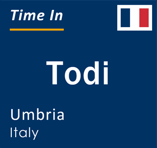 Current local time in Todi, Umbria, Italy
