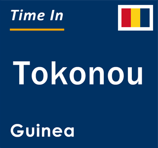 Current local time in Tokonou, Guinea