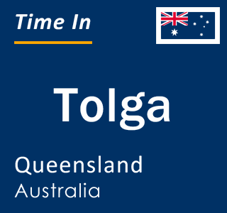 Current local time in Tolga, Queensland, Australia