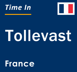 Current local time in Tollevast, France