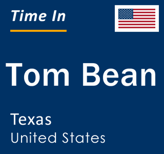 Current local time in Tom Bean, Texas, United States