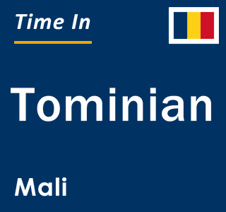 Current local time in Tominian, Mali