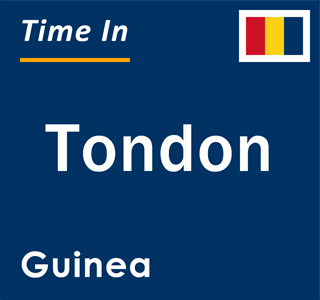Current time in Tondon, Guinea