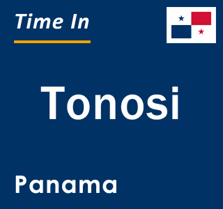 Current local time in Tonosi, Panama