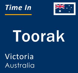 Current local time in Toorak, Victoria, Australia